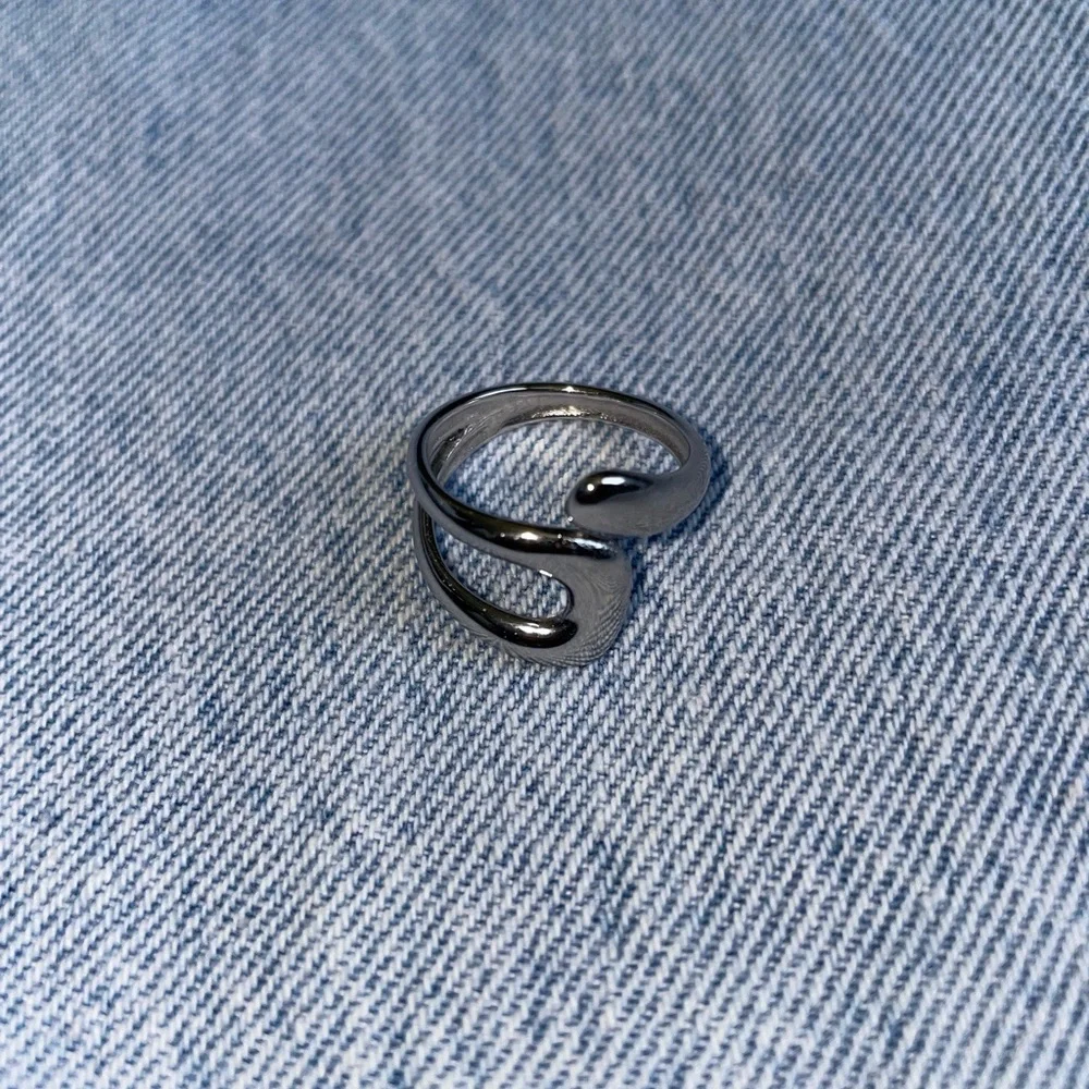 18K Gold-Plated Silver Adjustable Ring